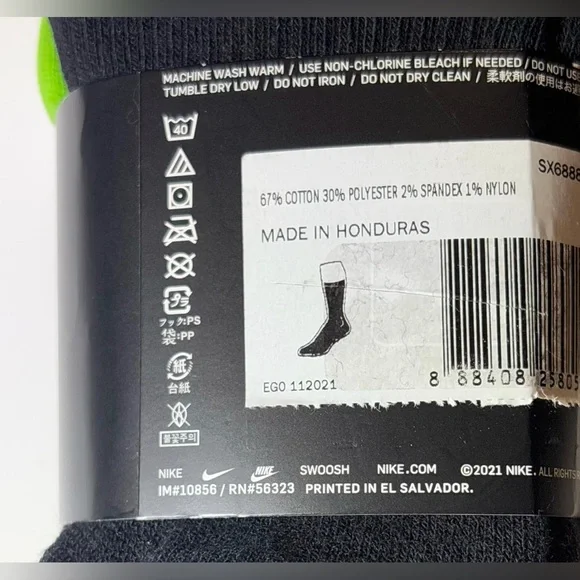 Nike Dri-fit Everyday plus cushioned crew socks multicolor - Picture 8 of 8